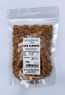 Almonds Raw 250g