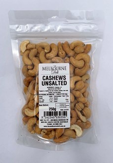 Cashews Unsalted 250g